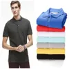 Polos pour hommes Top Tee T-shirts à manches courtes Grand ou petit cheval Plus la taille S-2xl Broderie de couleurs multiples Hommes Classic Business Casual