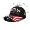 Arts And Crafts Embroidery Donald Trump Baseball Caps 2024 Usa American Presidential Election Take America Flag Back Fashion Camouflag Dhfdy