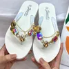 Slippers Summer Women Flip Flops Beach Vacation Slippers Sides Sandals 1.5 CM Flat With Soft Casual Shoes For Female 230726