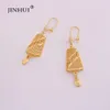 Wedding Jewelry Sets Dubai luxury gold plated jewelry sets for women India wedding gifts bridal Necklace set Pendant Earrings ring jewellery set 230727