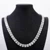925 Silver Iced Out Vvs1 Moissanite Tennis Chain Necklace