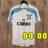 SIMEONE lazio retro soccer jerseys Vintage NEDVED SALAS GASCOIGNE NESTA Classic football shirt VERON CRESPO MIHAJLOVIC Long sleeve 00 01 15 16 18 19 91 92 94 95 98 99 00