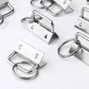 Hakenschienen 40 Stück DIY Stoff Hardware Schlüsselanhänger Fob Armband mit Ring für Lanyard Gepäckband Zubehör2343