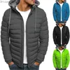 Erkekler Down Parkas Erkekler Down Parkas Shujin Kış Ceket Erkek Giysileri 2022 Marka Hooded Parka Pamuk Ceket Sıcak ceketleri koru Sıcak Ceketler Mens Kare22 Z230731