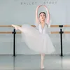 Stage Wear filles Ballet danse jupe enfants professionnel Costume Performance TUTU femmes Long