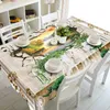 Toalha de mesa de jardim padrão de casa toalha de mesa retangular capa de mesa cozinha sala de estar festa decoração de casamento tapete r230731