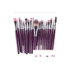 Andra hälsoskönhetsartiklar 20 PCS Brand Makeup Brushes Professional Cosmetic Brush Set With Nature Contour Powder Cosmetics Drop Deli DH6MR