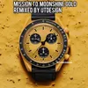 Moonswatch Bioceramic Planet Moon Mon's Watches Full Function Quarz Chronograph Designer Watch Mission to Mercury 42mm Luxury Watch Limited Edition Wristwatches