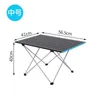 Lägermöbler Högstyrka Aluminiumlegering Portable Ultralight Folding Camping Table Foldbar utomhusmiddag Disk för familjefest Picknick BBQ 230726