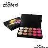 Autres articles de beauté pour la santé Popfeel 123 couleurs Make Up Matte 108 Eyeshadow Power Palette Ajouter 15 couleurs Blush facial Highlighter Glitter Dh2Jq