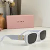 miu Occhiali da sole Designer Donna Uomo Luxury Carter Zircone cubico Corno di bufalo Occhiali da sole Senza montatura Buffs Donna Ombra Frameless Carti Eyewear Occhiali ovali rotondi