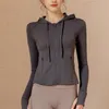 Cappotto sportivo nuovo da donna primavera autunno e inverno abbigliamento fitness manica lunga giacca da corsa casual top da yoga aderente ad asciugatura rapida