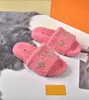 PASEO FLAT COMFORT MULE Luxury Designer women sandals indoor outdoor slides Wool rubber slippers Designers seniorvshop warm slipper