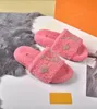 Paseo Flat Comfort Mule Luxury Designer Women Sandals Indoor Outdoor Slides Шерстяные резиновые тапочки Дизайнеры Seniorvshop теплый тапочка