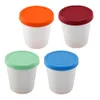 Outils de crème glacée 4 pièces tasse de pintes pour Ninja NC299AM C300s série réutilisable peut stocker des conteneurs de Gelato avec couvercle d'étanchéité 230726