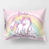 Cushion/Decorative Home Bedroom Decor Car Rectangular Cushion Cover Fresh Cute Unicorn Long case Living Room Decor