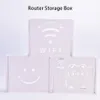 Hooks & Rails Wireless Wifi Router Storage Box Panel Shelf Wall Hanging Plug Board Bracket Cable Organizer Home Decor 3 Sizes300e