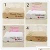 Christmas Decorations New Festive 5X1.3Cm 100Pcs Kraft Paper Blank Price Label Tag For Production Hanging Description Cute Shape Drop Dhqkx