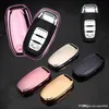 Novo estilo de capa de proteção de porta-chaves em TPU macio para Audi A4 A4L A5 A6 A6L Q5 S5 S7 Protect Shell Car Styling Cover Case2856