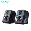 Portable Speakers SOAIY high-power computer gaming game high-quality wireless bluetooth notebook home speaker subwoofer boom R230727