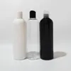 Storage Bottles 18pcs 400ml Black White Clear Empty Plastic Container PET Travel Bottle With Disc Top Cap Shower Gel Shampoo Liquid Soap