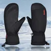 Ski Handschoenen 2 Vinger Outdoor Winter Warme Ski Handschoenen Mannen Vrouwen Snowboard Handschoen Sneeuwscooter Waterdicht Winddicht Wanten Thermische Sneeuw Handschoenen HKD230727