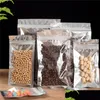 Packing Bags 100Pcs/Lot Plastic Smell Proof Bag Resealable Zipper Food Tea Storage Packaging Pouch Empty Aluminum Foil Self Seal Pouch Ot0Ee