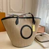 Designer-Taschen, Damen-Stroh-Strandtasche, luxuriöse Handtasche, gehäkelte Einkaufstaschen, modische Damen-Geldbörse