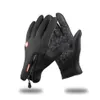 Motorcycle Gloves winter moto glove Car driver guantes warm & Touch Gloves black -30 riding Accessories267J