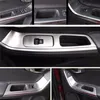 7pcs Stainless steel Door Armrest panel decoration Window Glass Lifter frame trim For Volvo XC60 S60 V60 Car styling267P