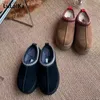 Slippers 2022 Autumn/Winter New Warm Leisure Indoor Thick Sole Shoes Women's Wool Muffin Bottom Treasure Head Snow Boots Z230727