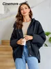 Womens Jackets Cinemore Trench Coat Waterproof Autumn Casual Fashion Bat Sleeves Hooded Windbreaker Women Loose Coats jackets 230727