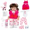 Muñecas Brastoy Reborn Doll Girl And Boy 100 Cuerpo de silicona Puede tomar un regalo de baño para niños Enviar desde Brasil 230726