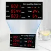 Air Quality Monitor 5 In 1 CO CO2 Humidity Portable Sensor Data LED Display Meter For Indoor