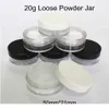 30pcs lot 20g Empty Loose Powder Jar With Sifter Puff 20ml Plastic Compact Makeup Case Tools Containers Pot Trave qylhAI273j