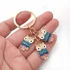 Cute Keychain Owl Key Ring Night Owl Key Chains Animal Gifts for Women Handbag Accessorie Car Keys Handmade Jewelry