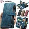 Wallets Zipper Flip Leather Phone Case for Samsung Galaxy S23 Ultra S22 Plus S21 S20 Fe S10 S9 A14 A34 A54 Wallet Card Cover Coque Etui