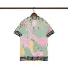 22SS Designer Men T-shirt Set Masao San Imprimer Mens Casual Shirt et Short Womens Loose Silk Shirt T-T-T-T-T-T-T-T-T-T-T-SEET FREE TRANSPORTION Men Tshirt Taille M - 3xl T6