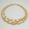 Bröllop smyckesuppsättningar Kingdom Ma India Halsband örhänge ringarmband för kvinnor gåva afrikanska brud bröllop gåvor smyckesuppsättningar guldfärg big set 230727