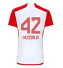 23 24 24 Koszulki piłkarskie Sane Kimmich Monachium Muller Davies Coman 2023 2024 Home Football Shirt Goretzka Gnabry Mane #17 Jersey Musiala Men Kids