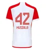 23 24 Camisetas de fútbol SANE KIMMICH MUNICH MULLER DAVIES COMAN 2023 2024 Camiseta de fútbol local GORETZKA GNABRY MANE # 17 Jersey MUSIALA Hombres Niños