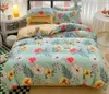 Bedding sets Colorful Duvet Cover Set Flat Sheet 2pc Pillowcases Twin Full Queen King Size Boys Girls Bed Linen Soft Bedding Kit B92H 230726