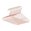 Hangerlink 32cm Appendiabiti per camicie in metallo oro rosa per bambini con tacche Appendiabiti piccolo e robusto per bambini30 pezzi / lotto T363d