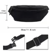 Bolsas de cintura Bolsa Casual Fanny Pack Peito Homens e Mulheres Moda Bolsa Masculina Cinto Roxo Nuvens Impressão Banana Zíper Telefone