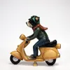 Andere evenementen Feestartikelen Creatieve persoonlijkheid Franse Bulldog Hond Locomotief Motorfiets Hars Ornamenten Beeldje Standbeeld Kunstmatige Gift 230727
