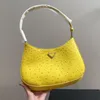 Patrón de avestruz Bolso hobo Bolsos de mujer Color sólido Axila Bolso de hombro Herrajes de plata Hebilla magnética Bolsillo para teléfono celular Bolso de mano de alta calidad Carteras