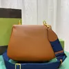 New Designer Bag Old Flower Brown Three In One Shoulder Bag Seven Color Shoulder Strap Clutch Combination Embossed Fashion Luxury