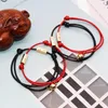 Charm Bracelets 2 Pcs Couple Bracelet Alloy Handmade Shanmeng Pledged To Each Other Attracted Lovers Gifts For Women