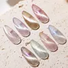 Gel pour ongles MUSELUOGE 8 couleurs Aurora Crystal Cat Eye Polish Nails 15ml Semi Permanent Soak Off Magnetic 230726