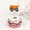 24 pièces dessin animé voiture camion cupcake toppers choix fête d'anniversaire bébé douche decor2967